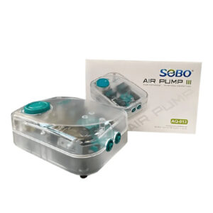 Sobo Hava Motoru Şeffaf Kasa 6W 2 x 4 Lt/Min (SESSİZ)