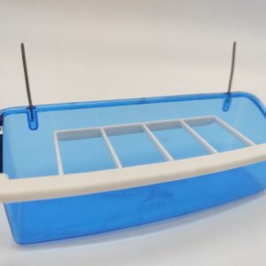 15 CM IZGARALI YEMLİK MAVİ 50Lİ